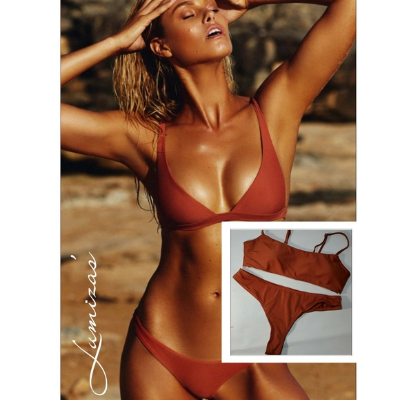 🔖Rust Orange Bikini Set - Picture 1 of 9